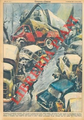 Scontro a catena, provocato dalla nebbia e dal ghiaccio che …