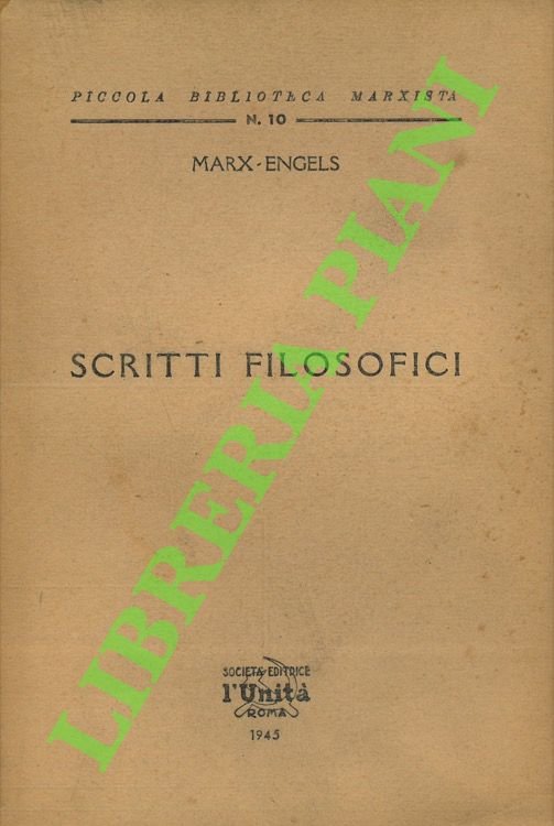 Scritti filosofici.