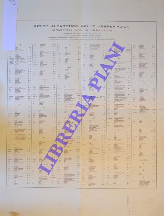 Segni convenzionali ed abbreviazioni in uso nelle carte nautiche.