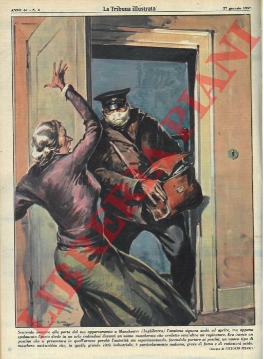 Sentendo suonare alla porta del suo appartamento a Manchester (Inghilterra) …