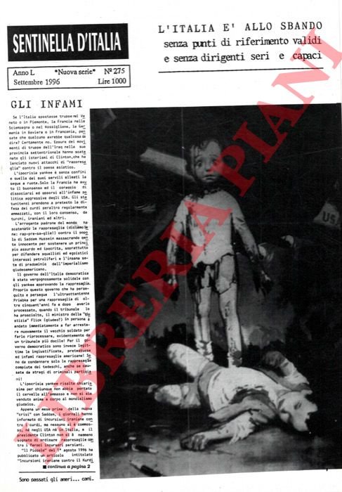 Sentinella d'Italia.