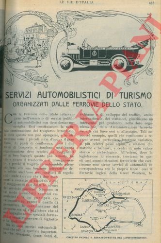Servizi automobilistici di turismo organizzati dalle Ferrovie dello Stato.
