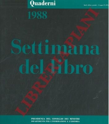 Settimana del libro. 1988.