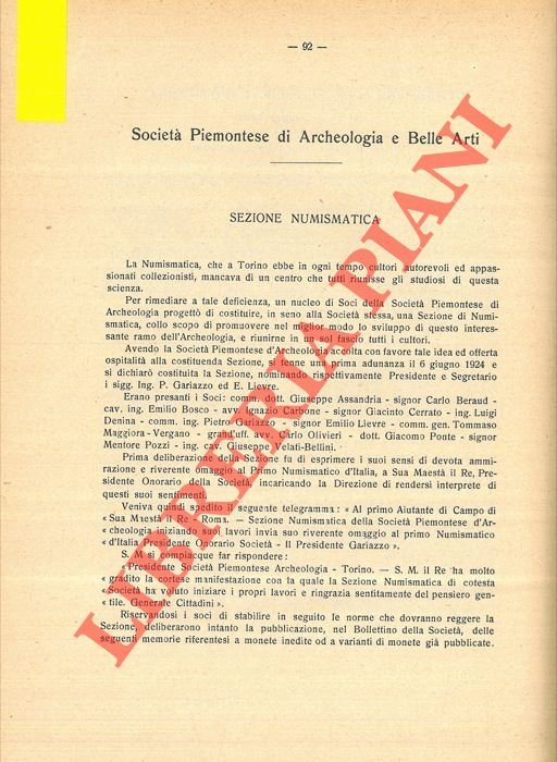 Sezione numismatica. 1. Carlino di 20 scudi inedito di Vittorio …