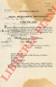 Si ricerca per abbandono della propria famiglia Antonio Dal Piva …