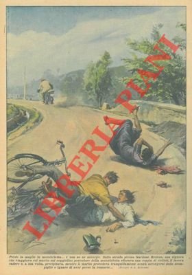 Signore che viaggiava in motocicletta con la moglie sfiora una …