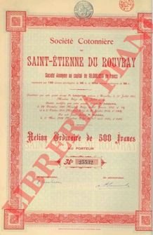 Soc. Cotonnière de Saint-Etienne du Rouvray.