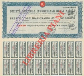 Società Agricola Industriale degli Alcoli. SAIDA.