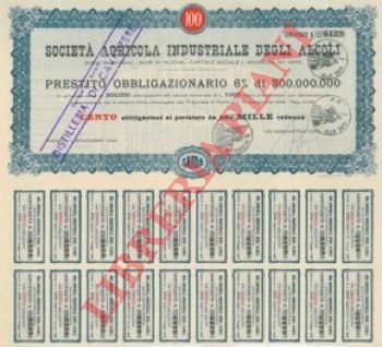 Società Agricola Industriale degli Alcoli. SAIDA.