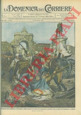 Soldati passati dalla parte dei rivoltosi calpestano la bandiera reale …