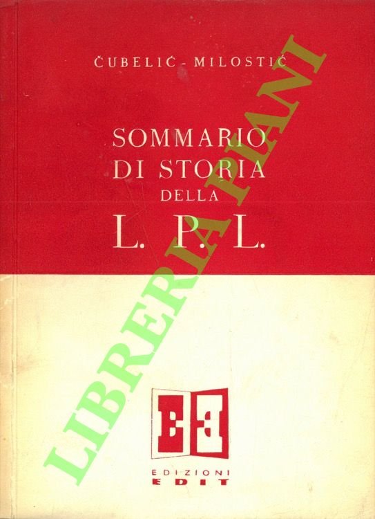 Sommario di storia della Lotta Popolare di Liberazione della Jugoslavia.