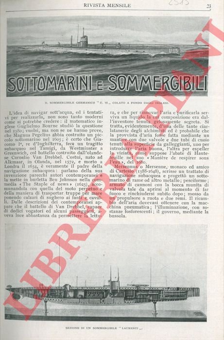 Sottomarini e sommergibili.