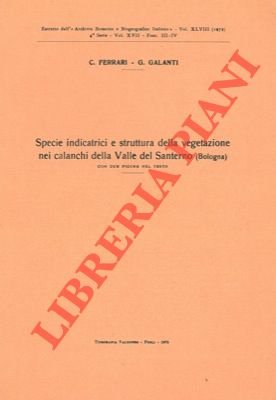 Specie indicatrici e struttura della vegetazione nei calanchi della Valle …