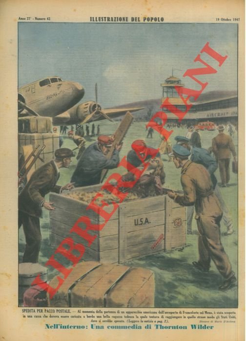 Spedita per pacco postale. Al momento della partenza di un …