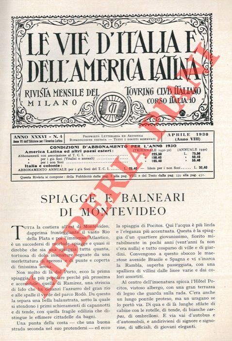 Spiagge e balneari di Montevideo.