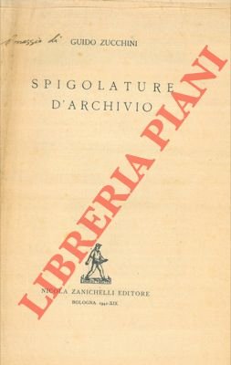 Spigolature d'archivio.