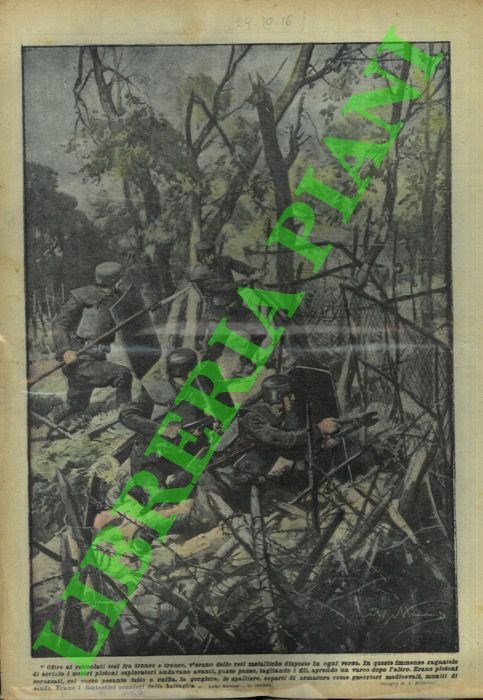 Squadre anti reticolato al lavoro.