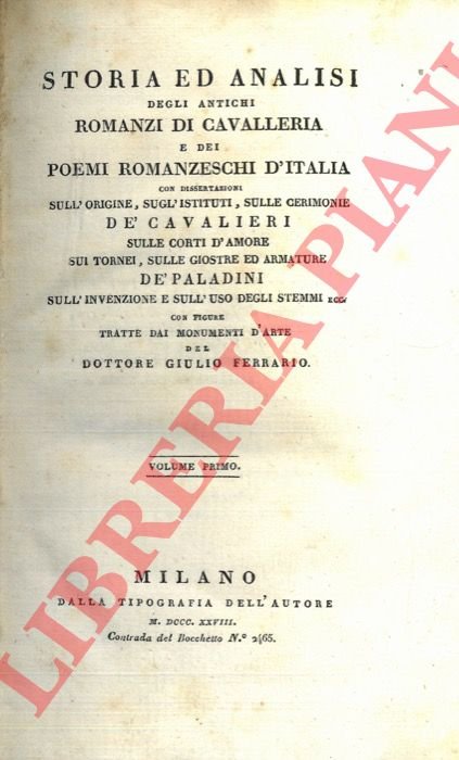 Storia ed analisi degli antichi romanzi di cavalleria e dei … | Immagine Gallery 3