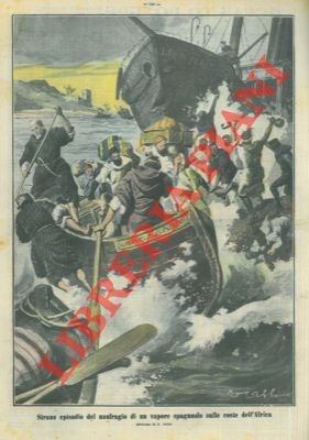 Strano episodio del naufragio di un vapore spagnuolo aulle coste …