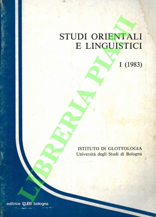 Studi Orientali e linguistici. I (1983).