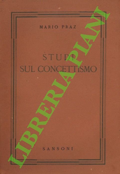 Studi sul concettismo.
