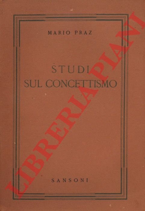 Studi sul concettismo.