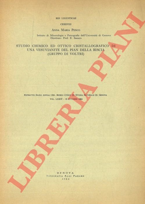 Studio chimico ed ottico cristallografico di una vesuvianite del Pian …