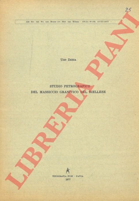 Studio petrografico del massiccio granitico del Biellese.