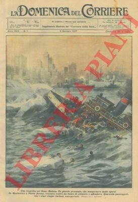 Sul fiume Hudson, un piccolo piroscafo che trasportava molti operai …