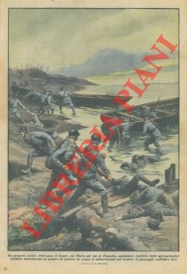 Sul Piave, a Gonfo ad est di Fossalta, le mitragliatrici …