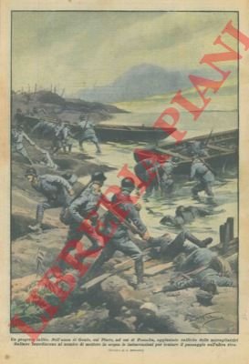 Sul Piave, a Gonfo ad est di Fossalta, le mitragliatrici …