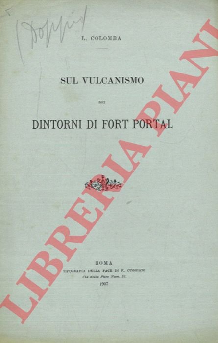Sul vulcanismo dei dintorni di Fort Portal.