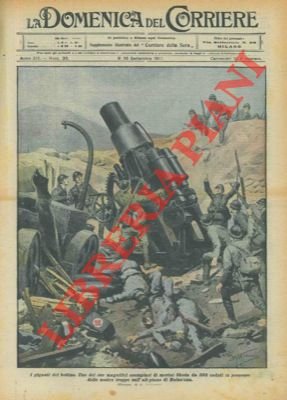 Sull'altipiano di Bainsizza le nostre truppe sequestrano due mortai Skoda …