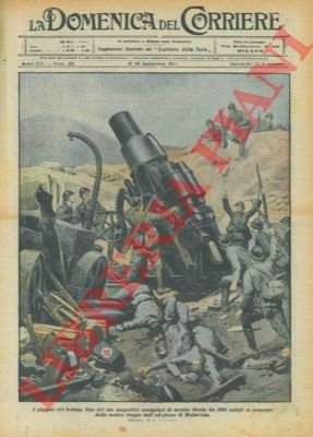 Sull'altipiano di Bainsizza le nostre truppe sequestrano due mortai Skoda …