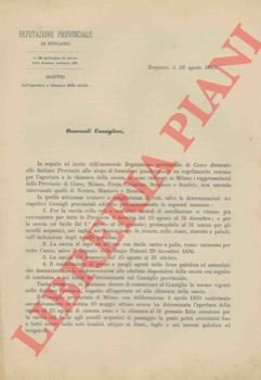 Sull'apertura e chiusura della caccia.