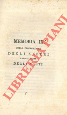 Sulla propagazione degli alberi e specialmente degli abeti.