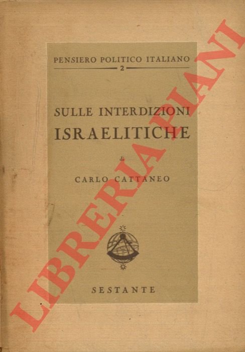Sulle interdizioni israelitiche. A cura di G. A. Belloni. | Immagine Gallery 3