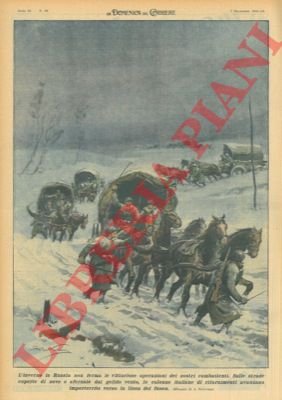 Sulle strade coperte di neve e sferzate dal vento della …