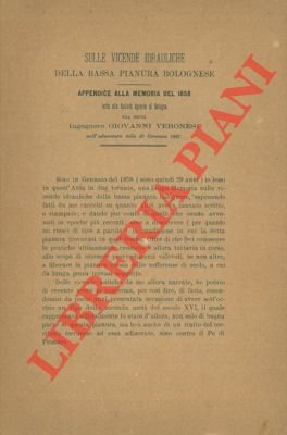 Sulle vicende idrauliche della bassa pianura bolognese. Appendice alla memoria …