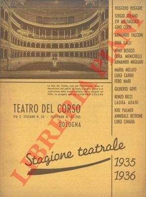 Teatro del Corso. Stagione teatrale 1935/1936.