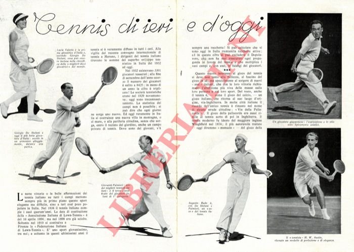Tennis di ieri e di oggi.