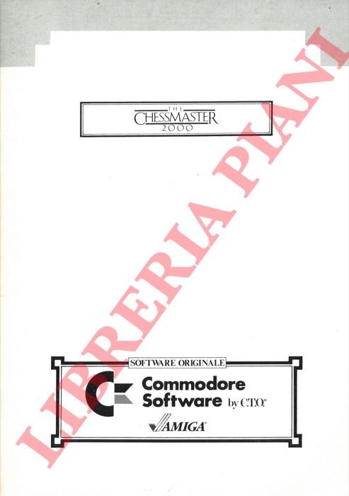 The chessmaster 2000. Software originale Commodore.