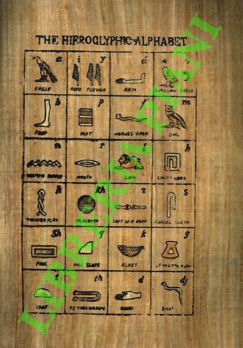 The hieroglyphoc alphabet.