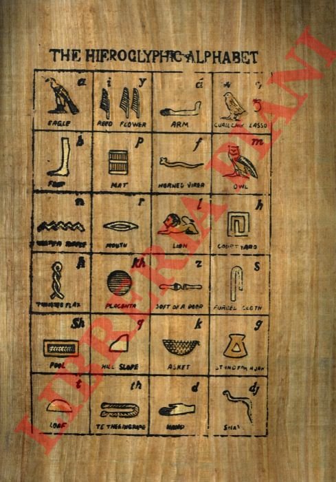The hieroglyphoc alphabet.