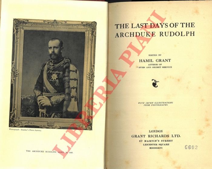 The last days of the Archduke Rudolph.