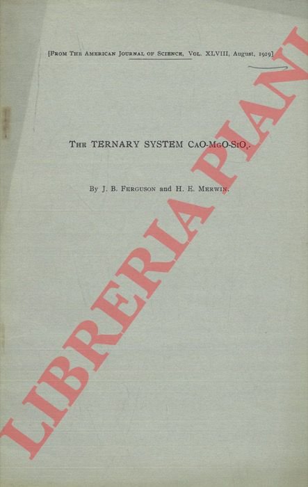 The Ternary System CaO-MgO-SiO2 .