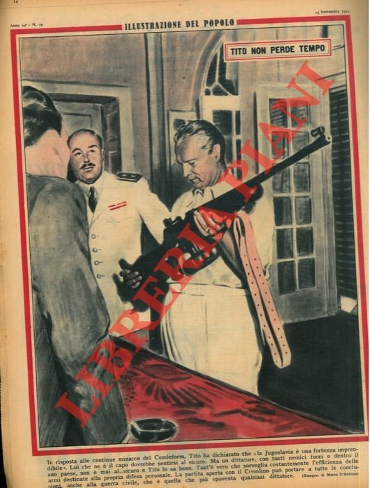 Tito non perde tempo. In risposta alle continue minacce del …