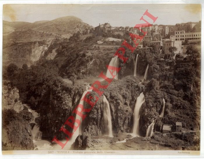 Tivoli. Veduta generale delle Cascate.