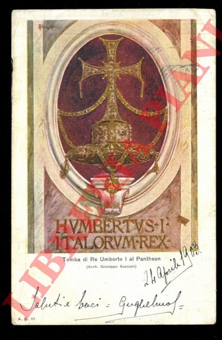 Tomba di Re Umberto I al Pantheon.