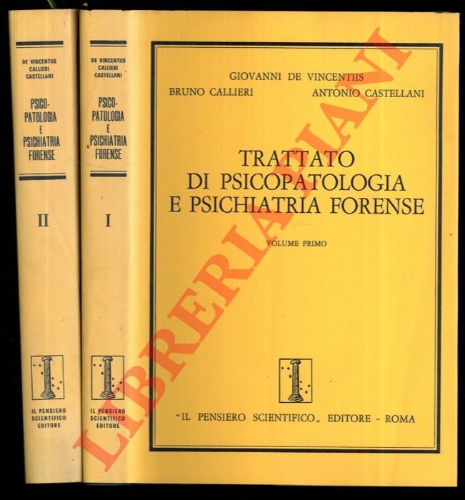 Trattato di piscopatologia e psichiatria forense.